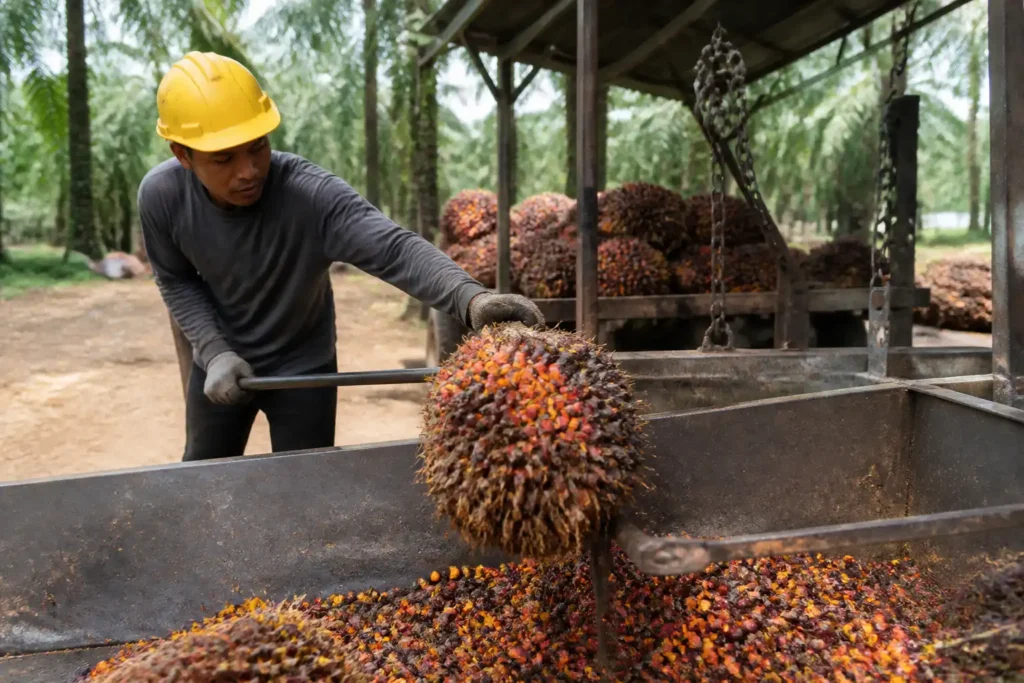 Illustration of Giá dầu cọ Malaysia lên đỉnh 2 tuần vì lo ngại El Niño