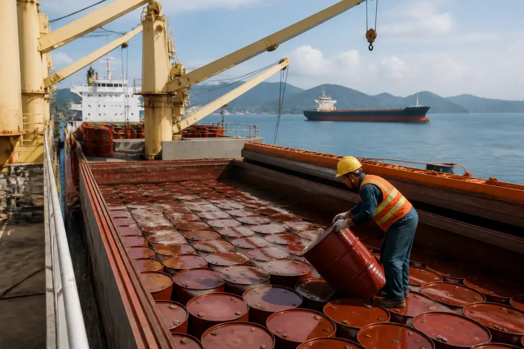 Illustration of Giá dầu cọ tăng gần 4% trong tuần nhờ xuất khẩu Malaysia mạnh hơn