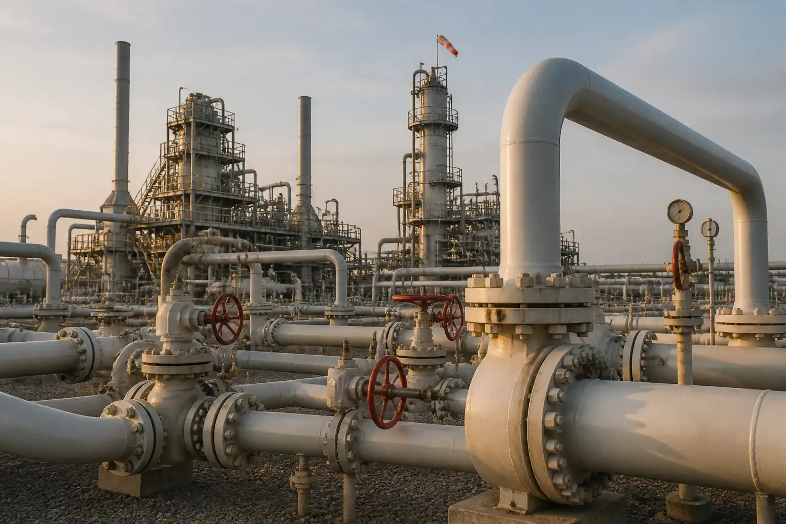 Illustration of Giá khí đốt tự nhiên châu Âu hướng tới mức cao nhất nhiều năm