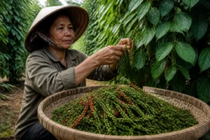 Giá tiêu hôm nay 15/10: Đồng loạt tăng 500 đồng/kg