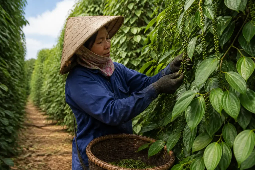 Additional Illustration of Giá tiêu hôm nay 16/10: Duy trì ổn định, cao nhất 140.500 đồng/kg