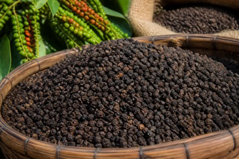 Illustration of Giá tiêu hôm nay 16/10: Duy trì ổn định, cao nhất 140.500 đồng/kg