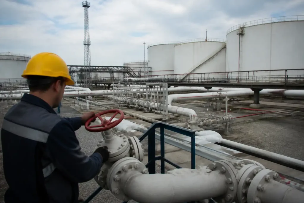Illustration of Giá xăng dầu hôm nay 8/10 giảm nhẹ khi IEA đẩy nhanh xả dự trữ dầu