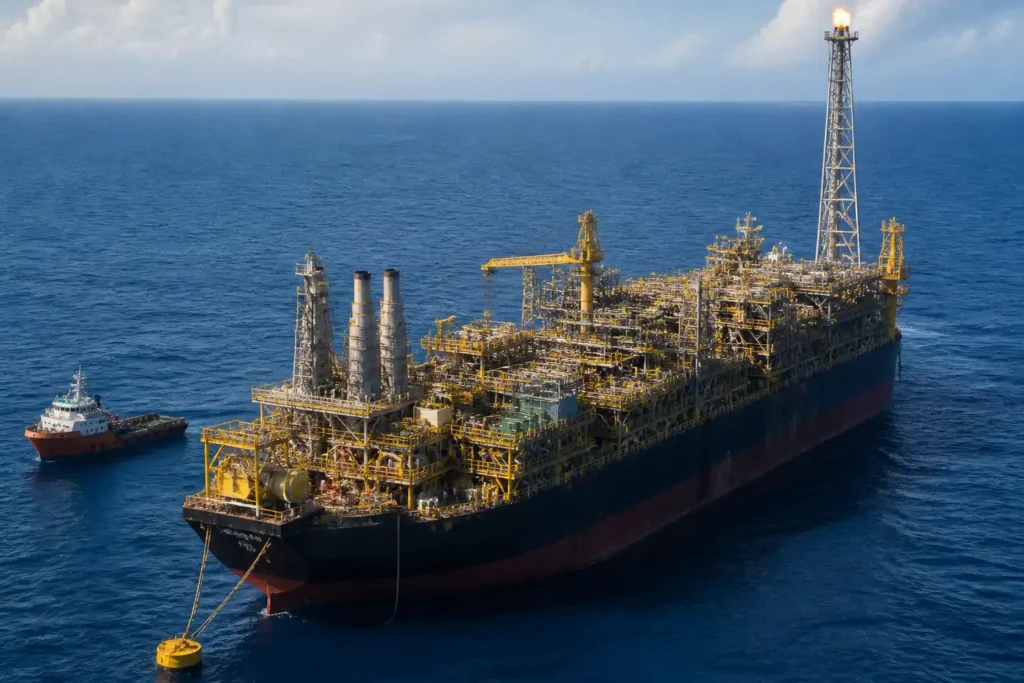 Illustration of Guyana giàu dầu mỏ đang thúc đẩy kinh tế tăng tốc mạnh mẽ