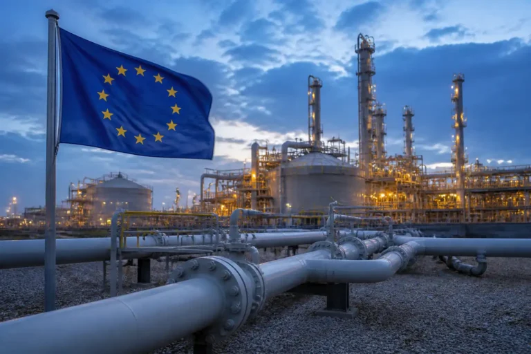 Illustration of Khủng hoảng khí đốt EU buộc xem xét lại quy định methane