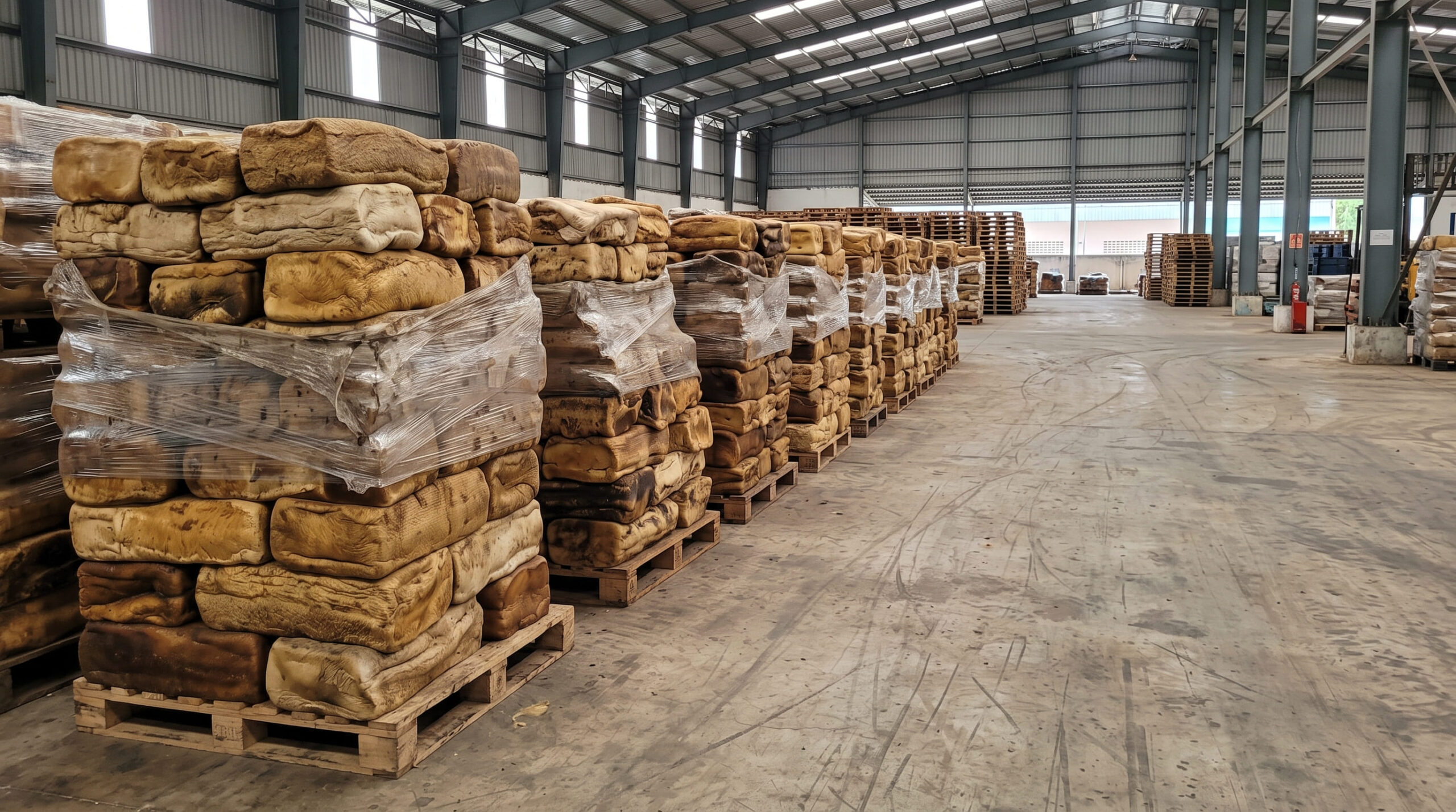Nhập khẩu cao su của Trung Quốc giảm