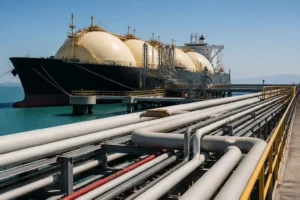 Illustration of Pakistan đối mặt thiếu khí đốt mùa đông nếu LNG Hormuz bị nghẽn