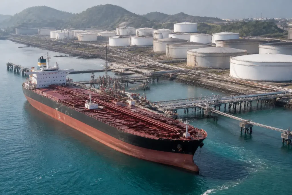 Illustration of Reliance đẩy nhập khẩu dầu Venezuela của Ấn Độ lên đỉnh 7 năm