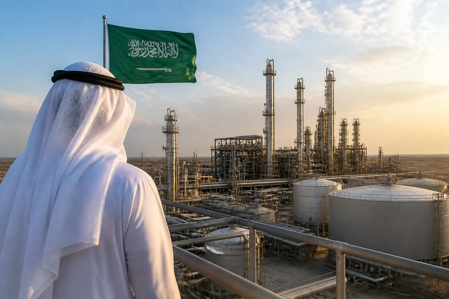 Illustration of Saudi Arabia trở thành biến số lớn nhất của thị trường dầu mỏ