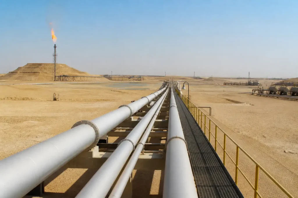 Illustration of Saudi Arabia vận chuyển 5,8 triệu thùng dầu qua đường ống East-West