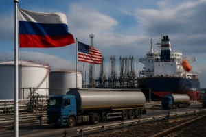 Illustration of Trump tính gì phía sau thỏa thuận diesel với Nga?