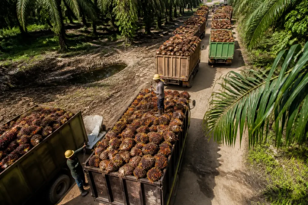 Illustration of USDA dự báo sản lượng dầu cọ Malaysia giảm còn 19,7 triệu tấn