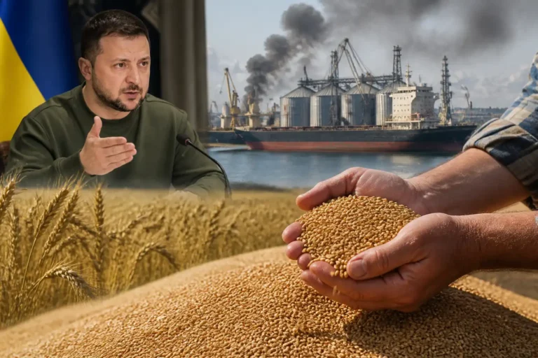Illustration of Zelenskyy cảnh báo khủng hoảng thị trường ngũ cốc toàn cầu trong 2-3 tháng